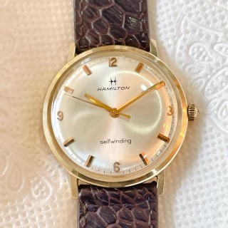 Đồng hồ cổ Hamilton automatic vàng đúc 14k chính hãng thụy Sĩ